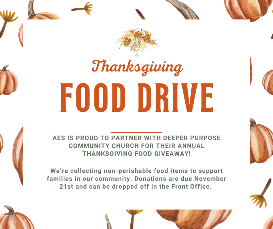Food Drive flyer