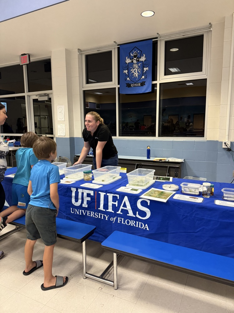Fishing For Success showcased animals from their pond investigation lessons.