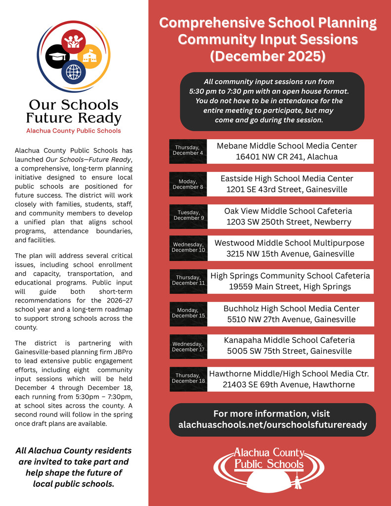 Community Input Flyer