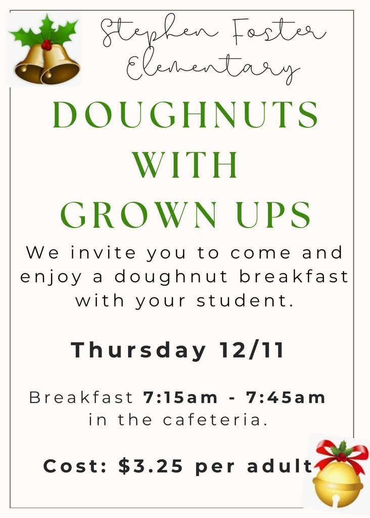 Doughnuts with Grown Ups