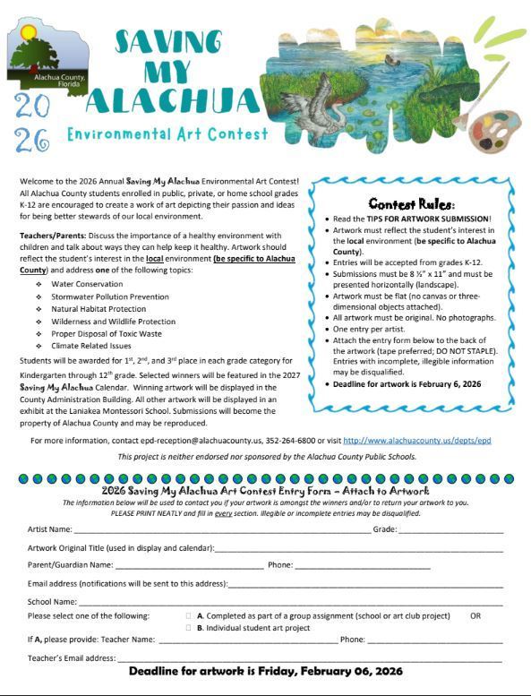 Saving My Alachua Contest