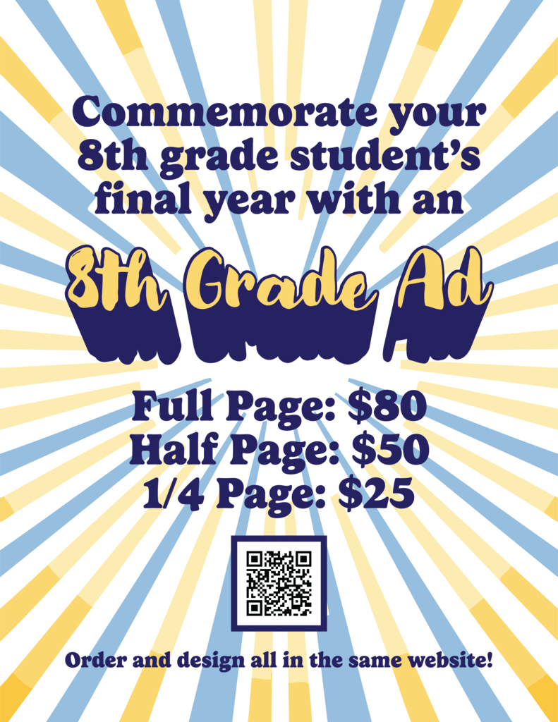 Year Book Dates and Prices for the product of the year book and 8th grade Ads. 