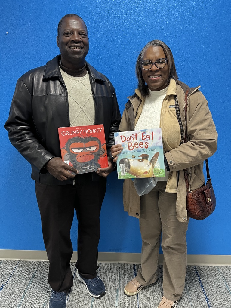 The Certains came to Metcalfe to read to our students! 