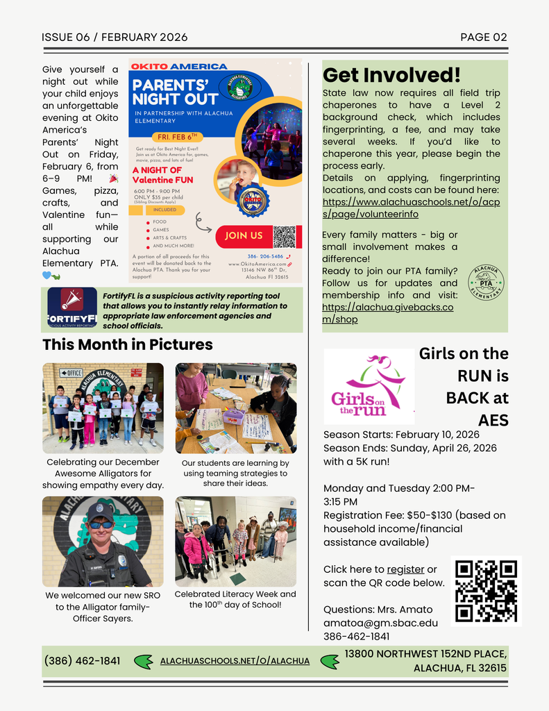 Alligator Newsletter