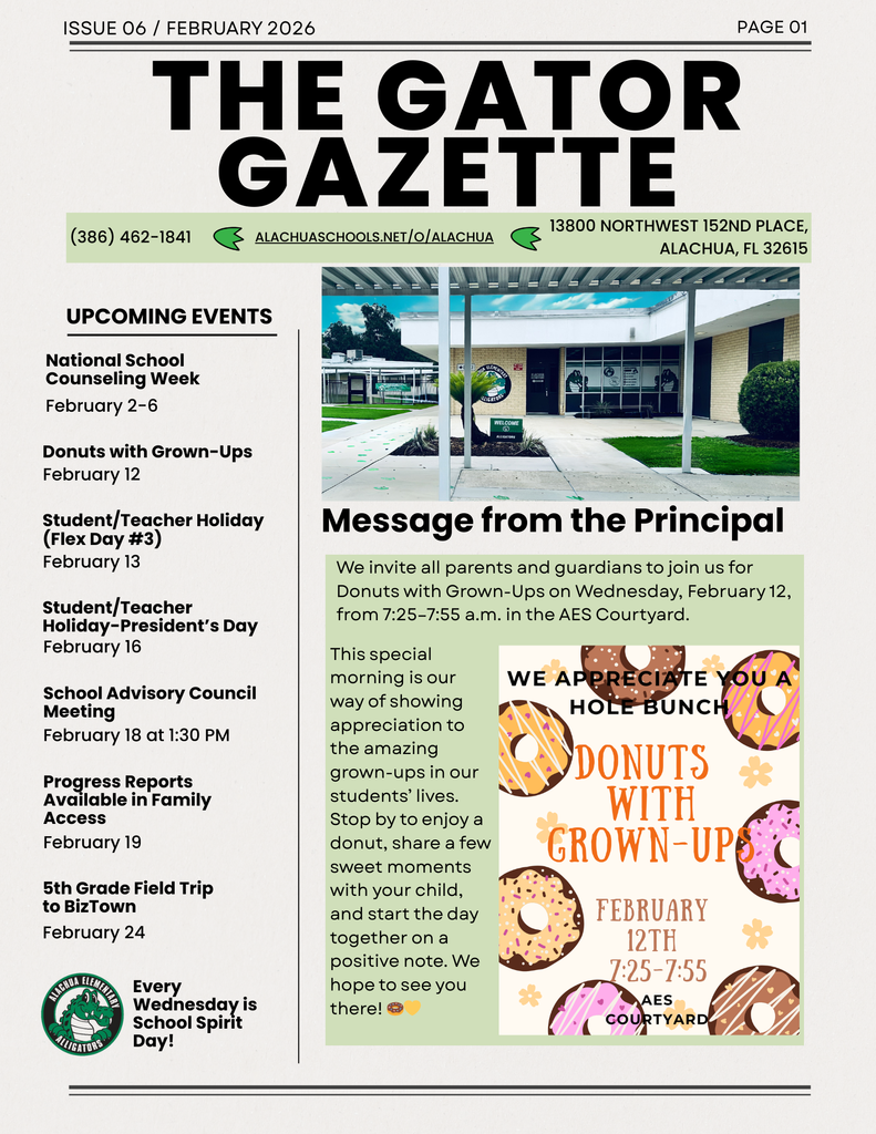 Alligator Newsletter