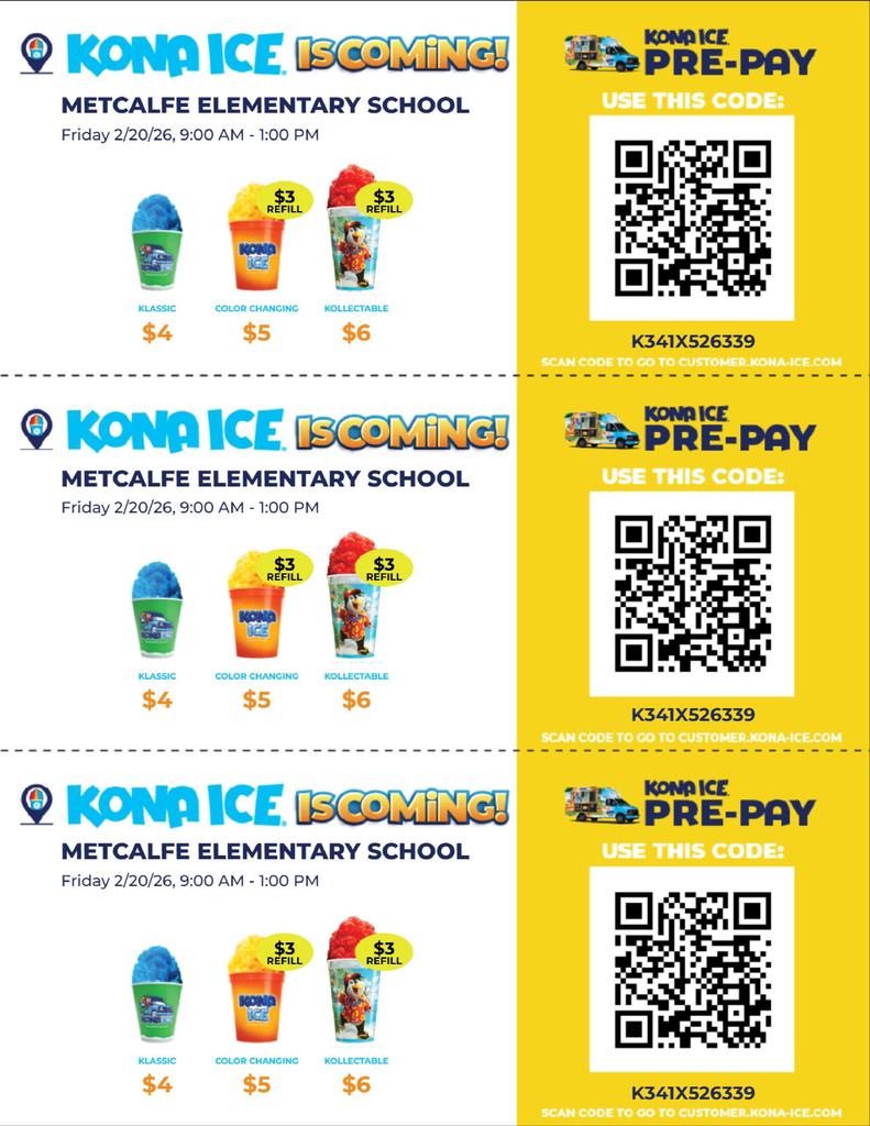 Kona Ice Pre-Pay
