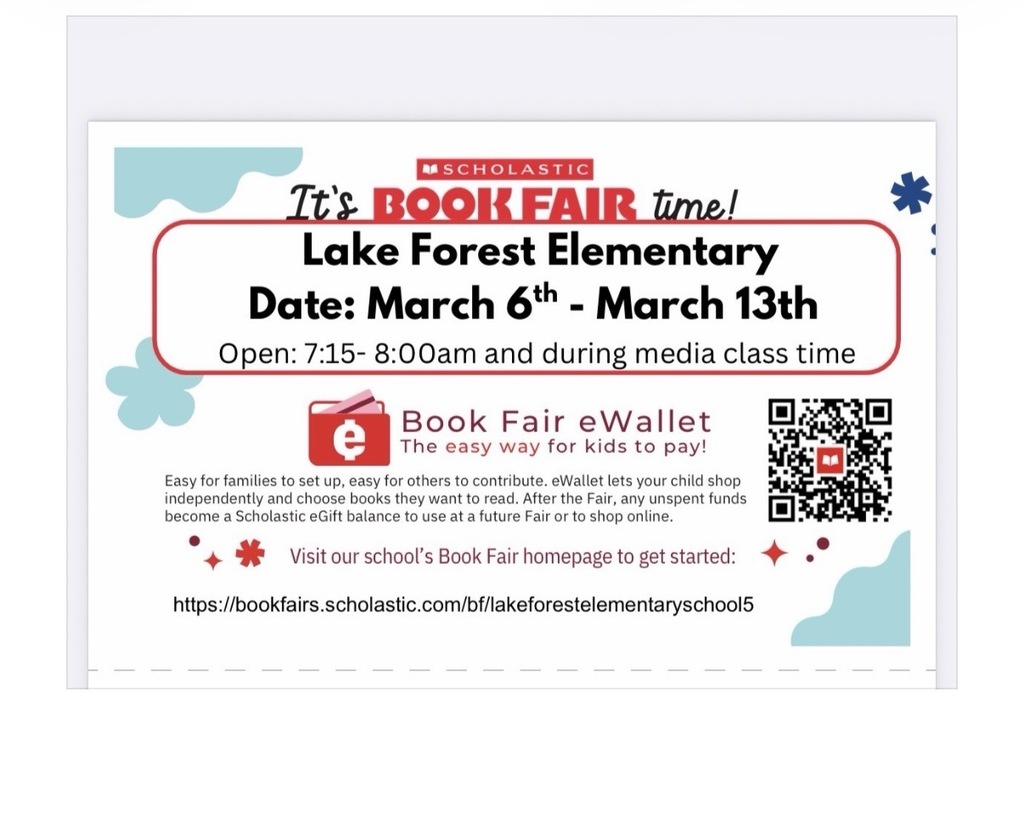 Dates, times, and wallet information regarding book fair. 