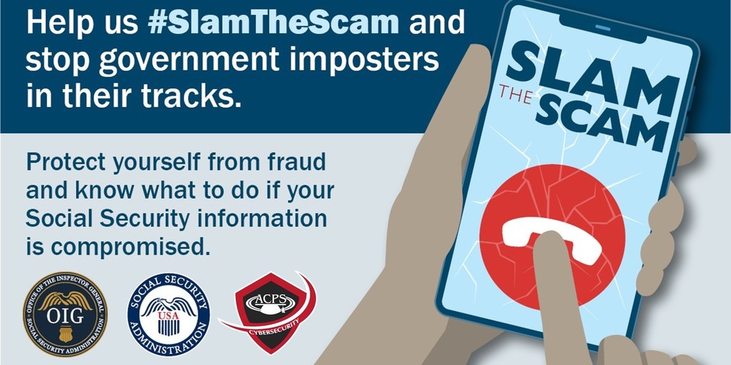 Slam the Scam - stop goverment imposters in their tracks