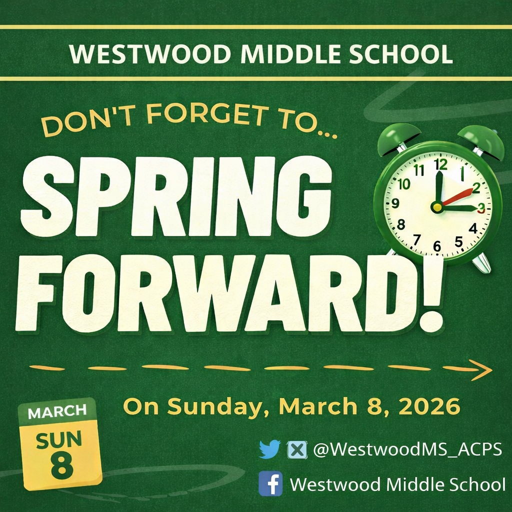 Spring forward reminder for Westwood School
