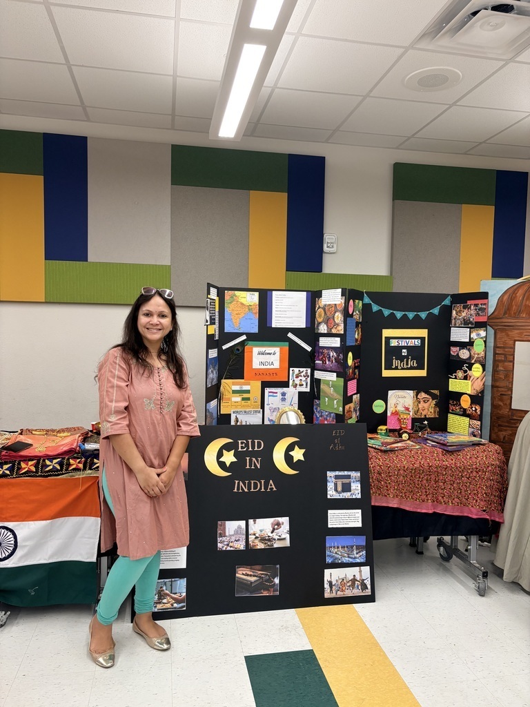 woman with display for India