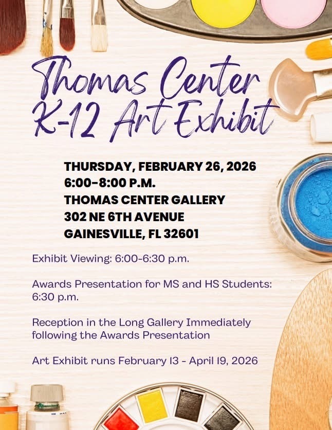 Thomas Center K-12 Art Exhibit