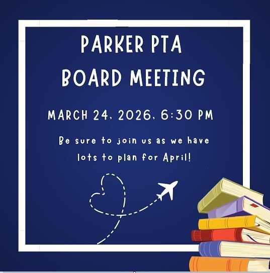 PTA Meeting using plane and books