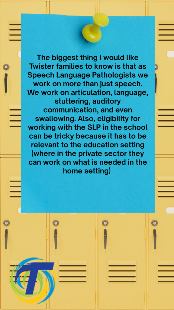 yellow lockers, blue post it