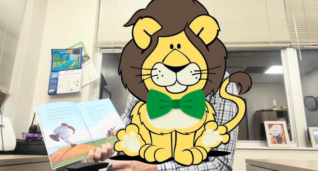 Picture is of a mystery reader blocked by Lionel! Who could it be??