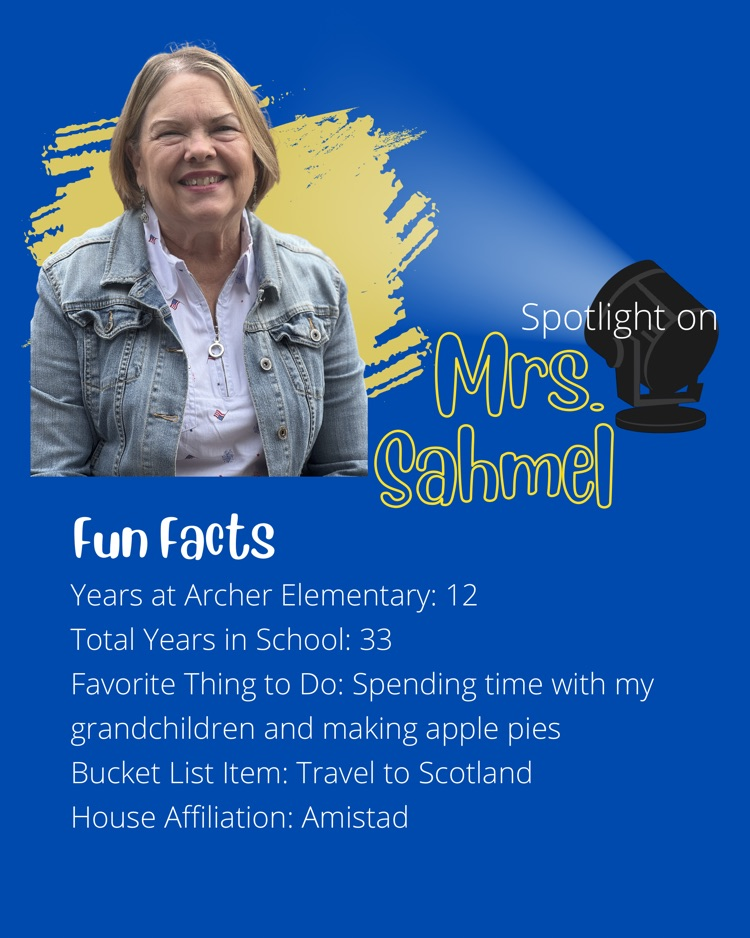 headshot of Mrs. Sahmel