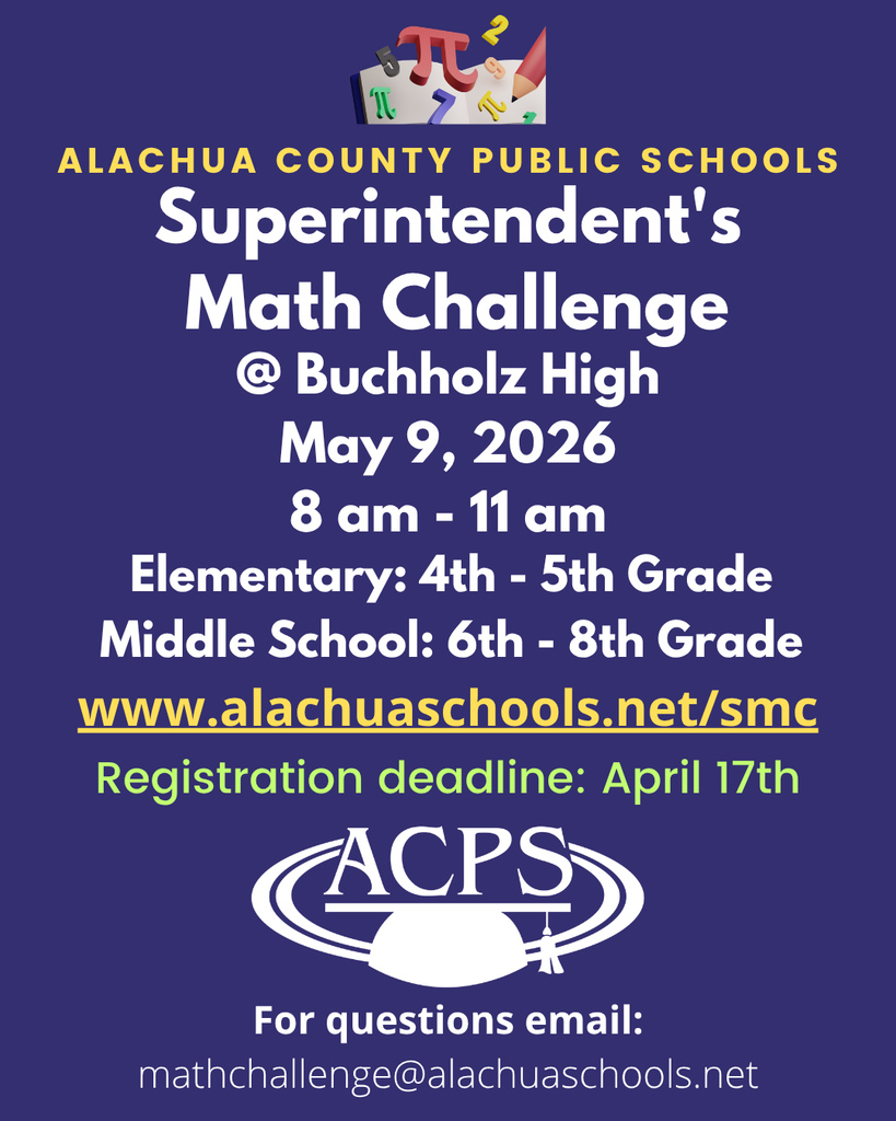 2026 Superintendent's Math Challenge