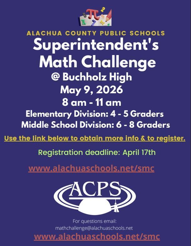 Math Challenger Flyer