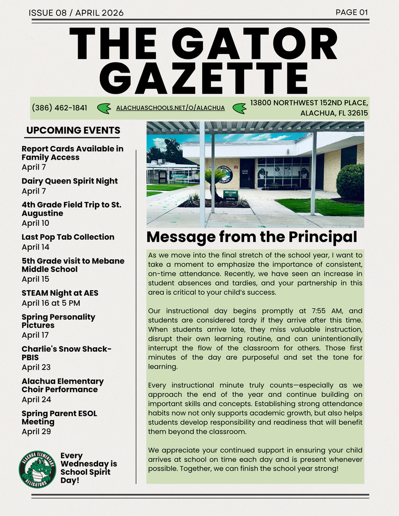 April newsletter page 1