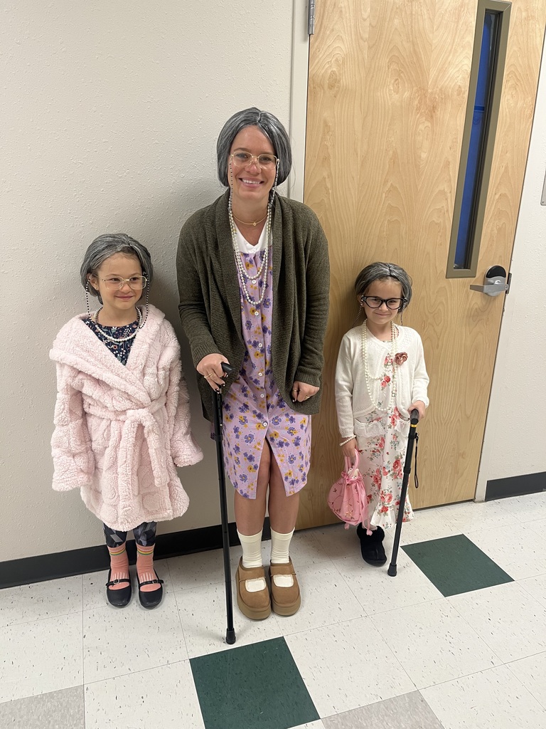 women dressed up as 100 year olds