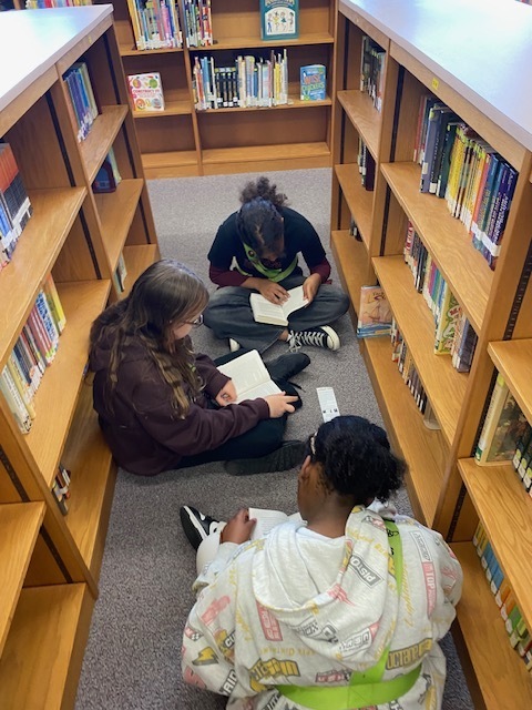 Students read with a purpose.