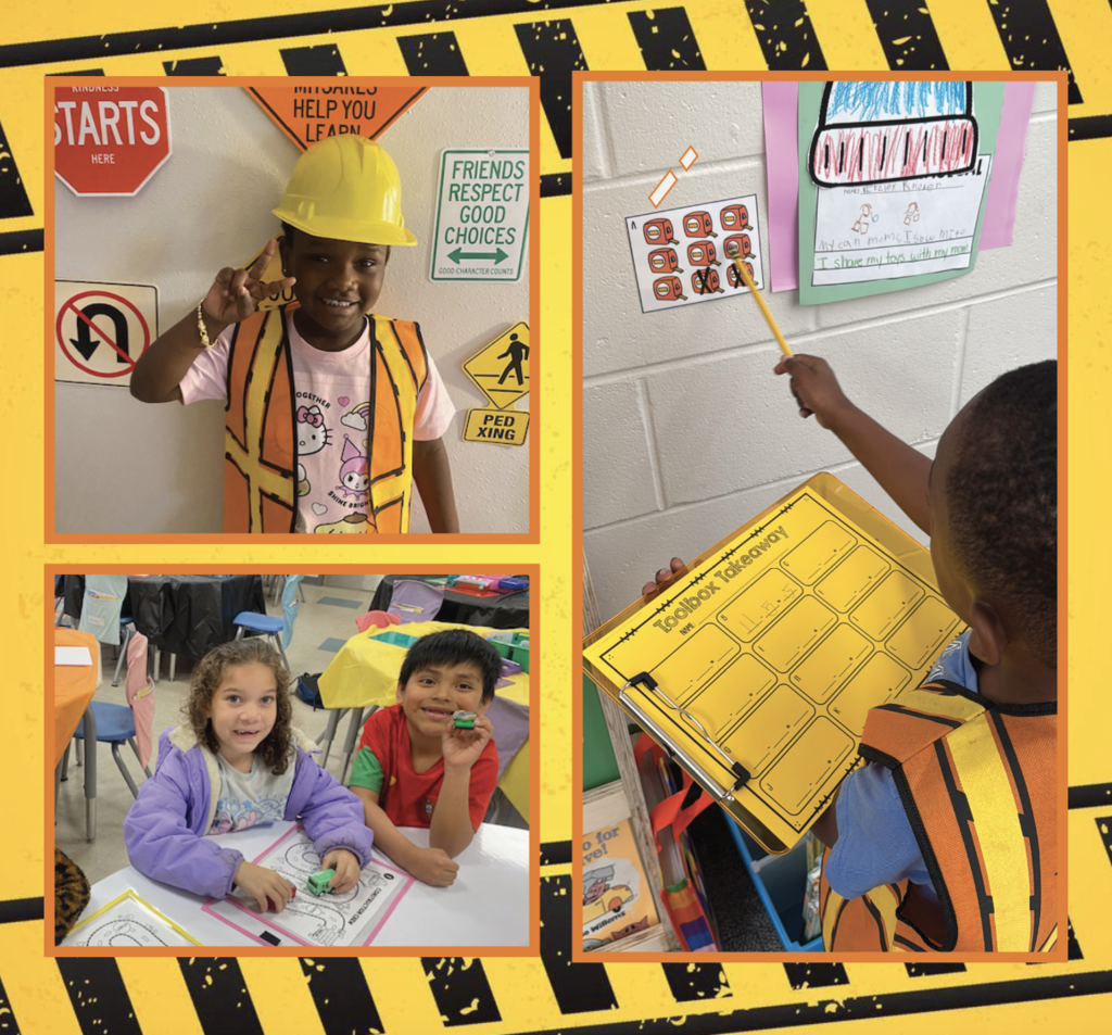 children during construction day