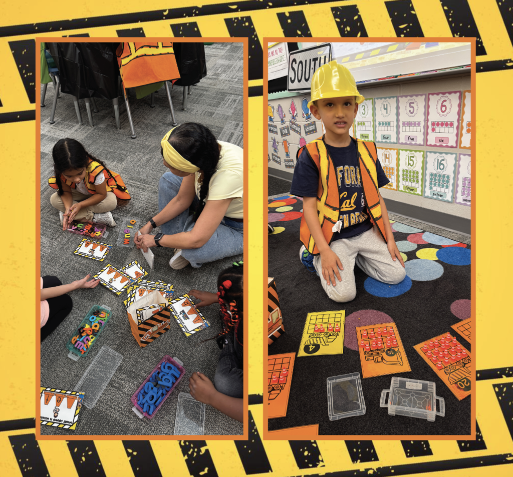 children during construction day