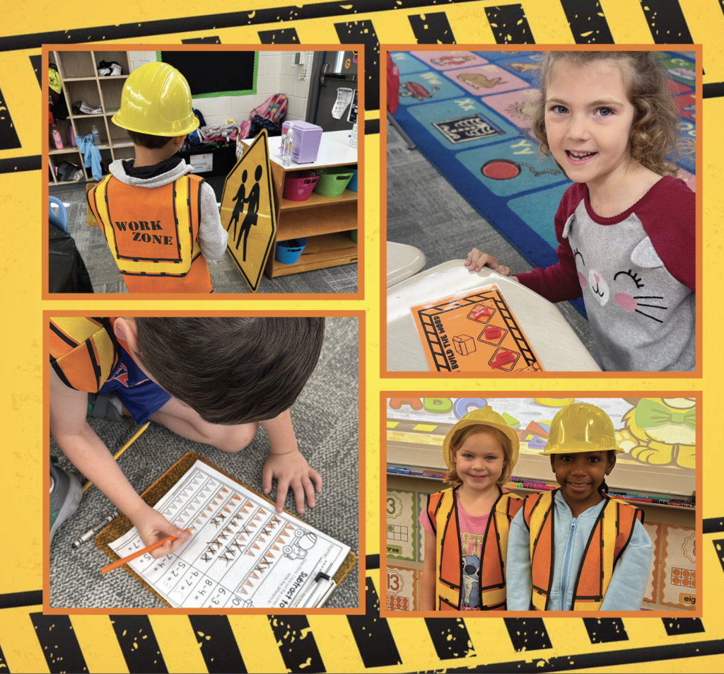 children during construction day