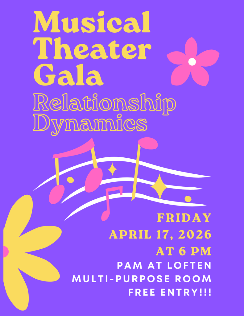 Musical Theater Gala is April 17, 2026 at 6 pm