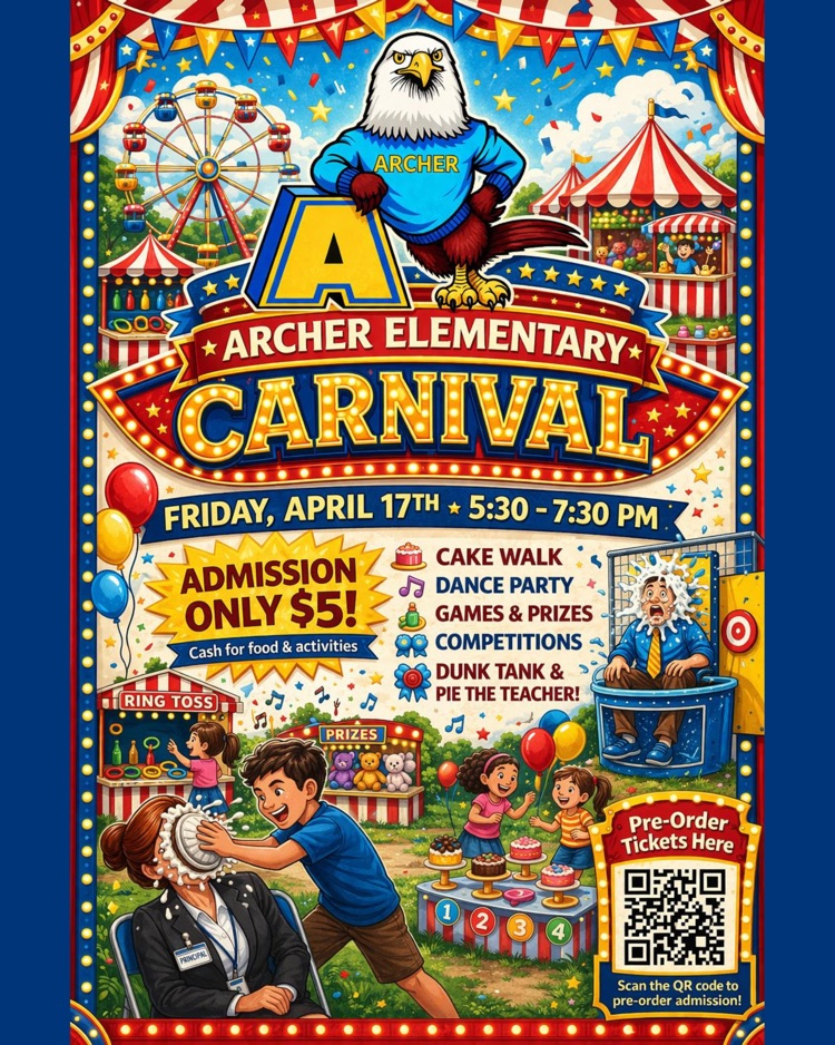 collage of carnival games with a QR code to prepurchase tickets