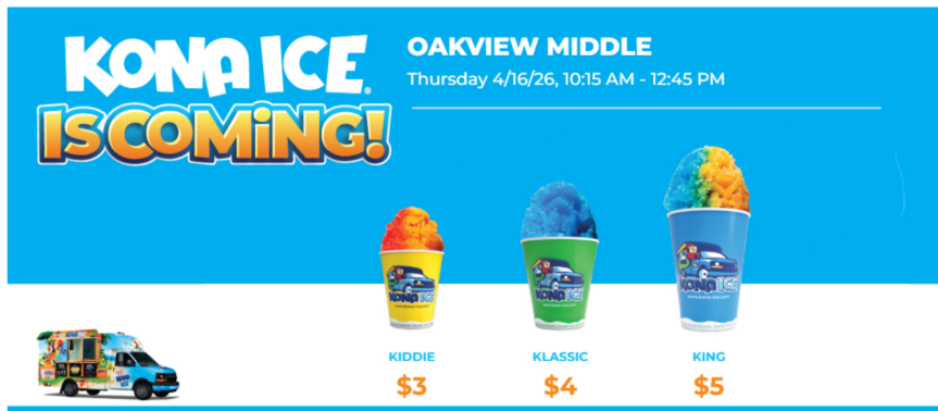 Prices: Kiddie - $3, Klassic - $4, King - $5. 