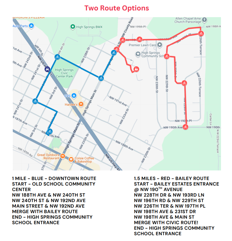 BikeBus Event Map