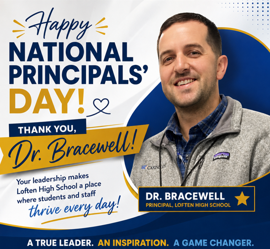 Happy National Principals' Day to Dr. Bracewell