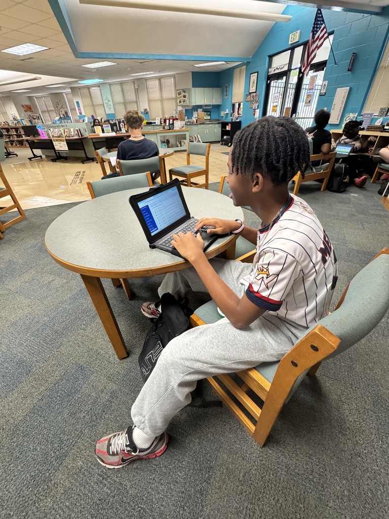 student looking at high school programs online.