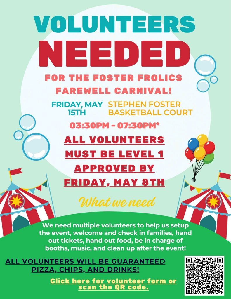 Volunteers Needed