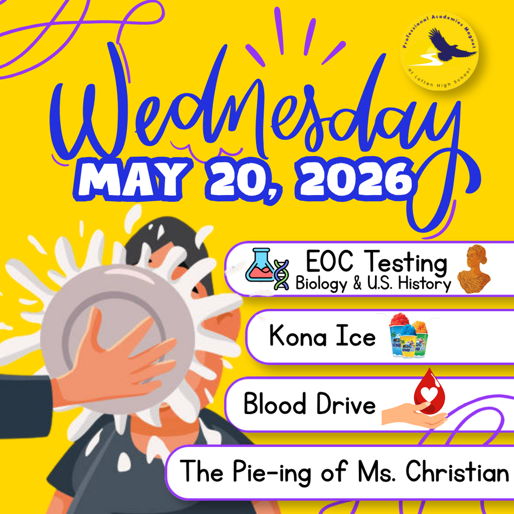 Wednesday, May 20, 2026 is a busy day