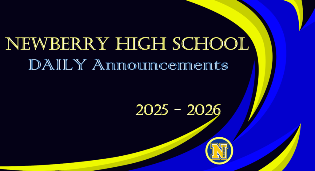 Daily announcements
