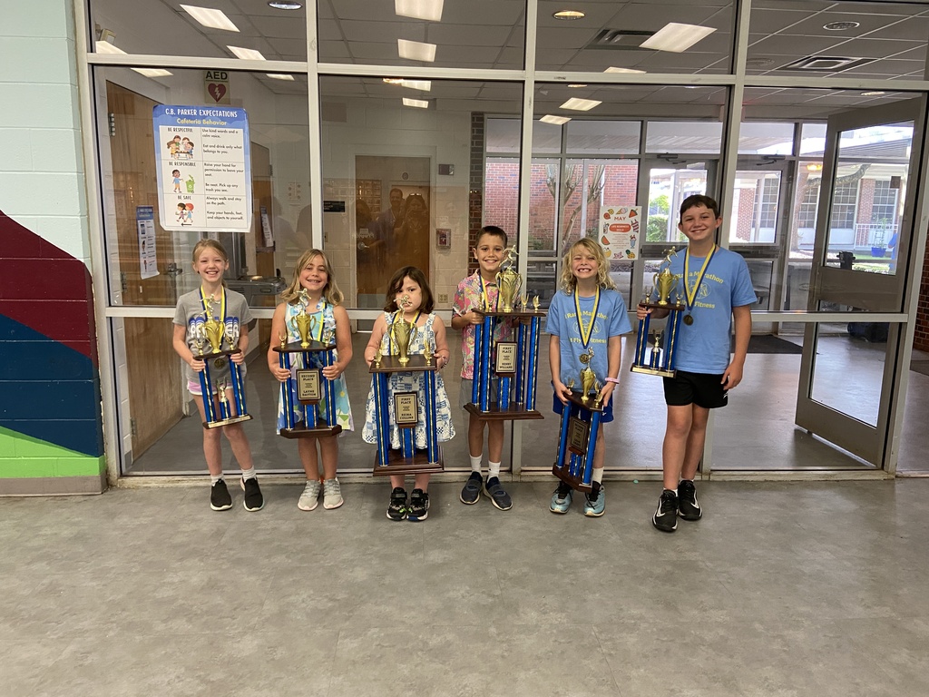 Flyer Fitness Celebration with trophies