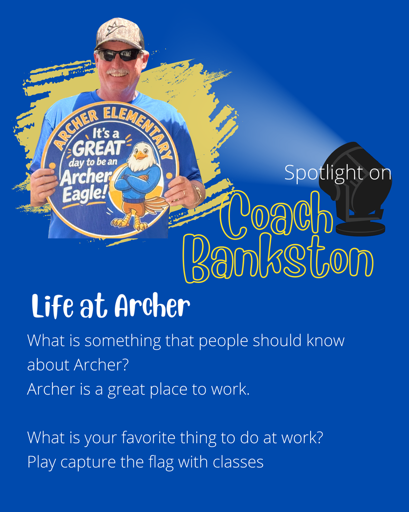 Headshot of Coach Bankston with fun facts included about him