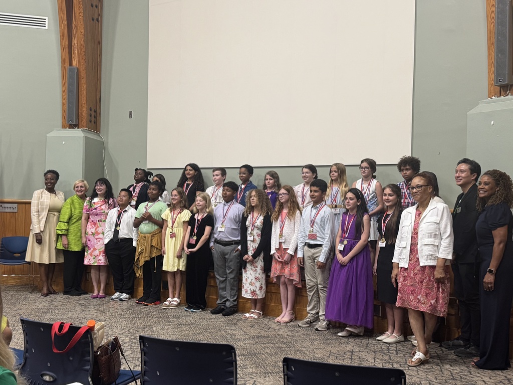 Citizen of the year photo with stars and text all schools represented