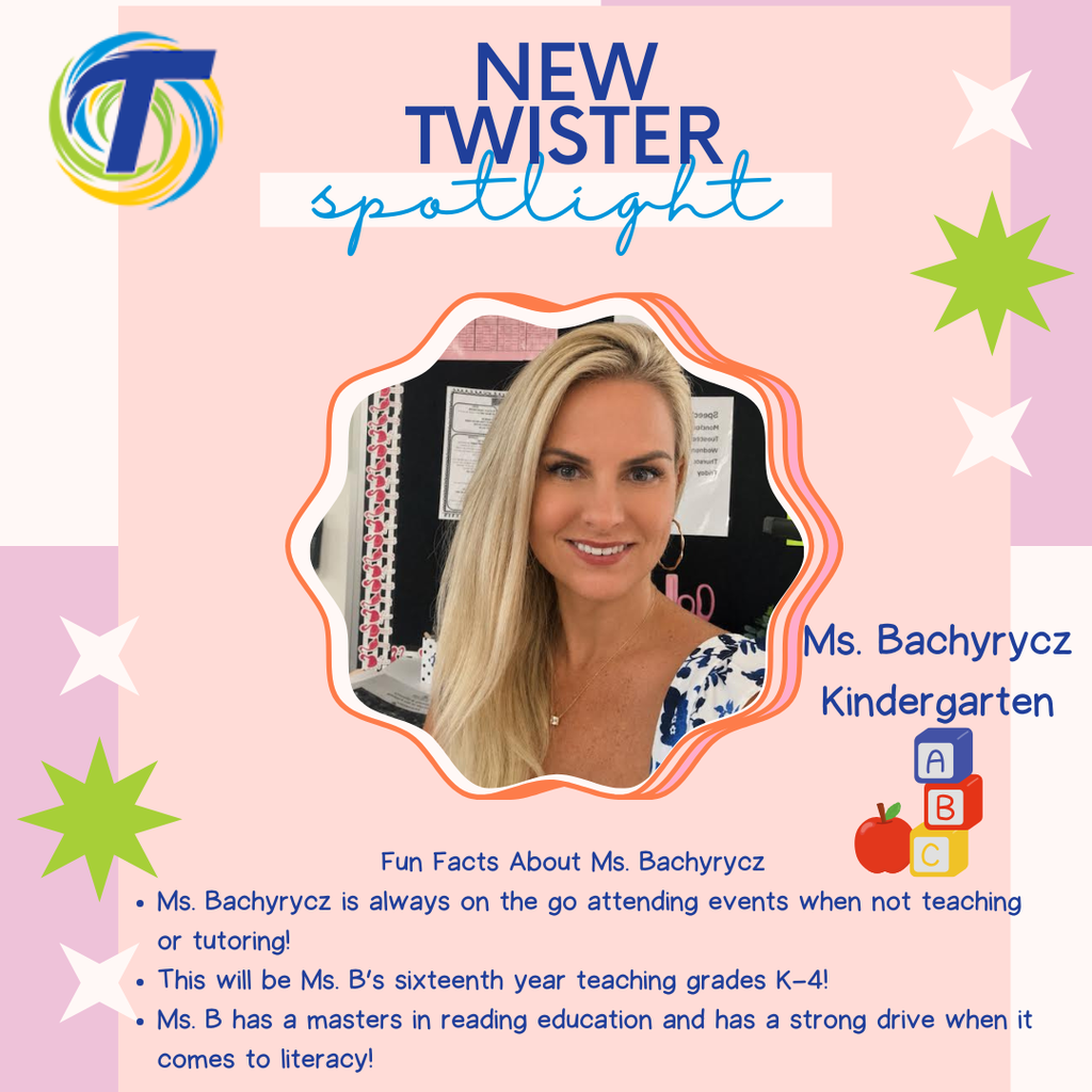 pink and purple background with picture of a teacher