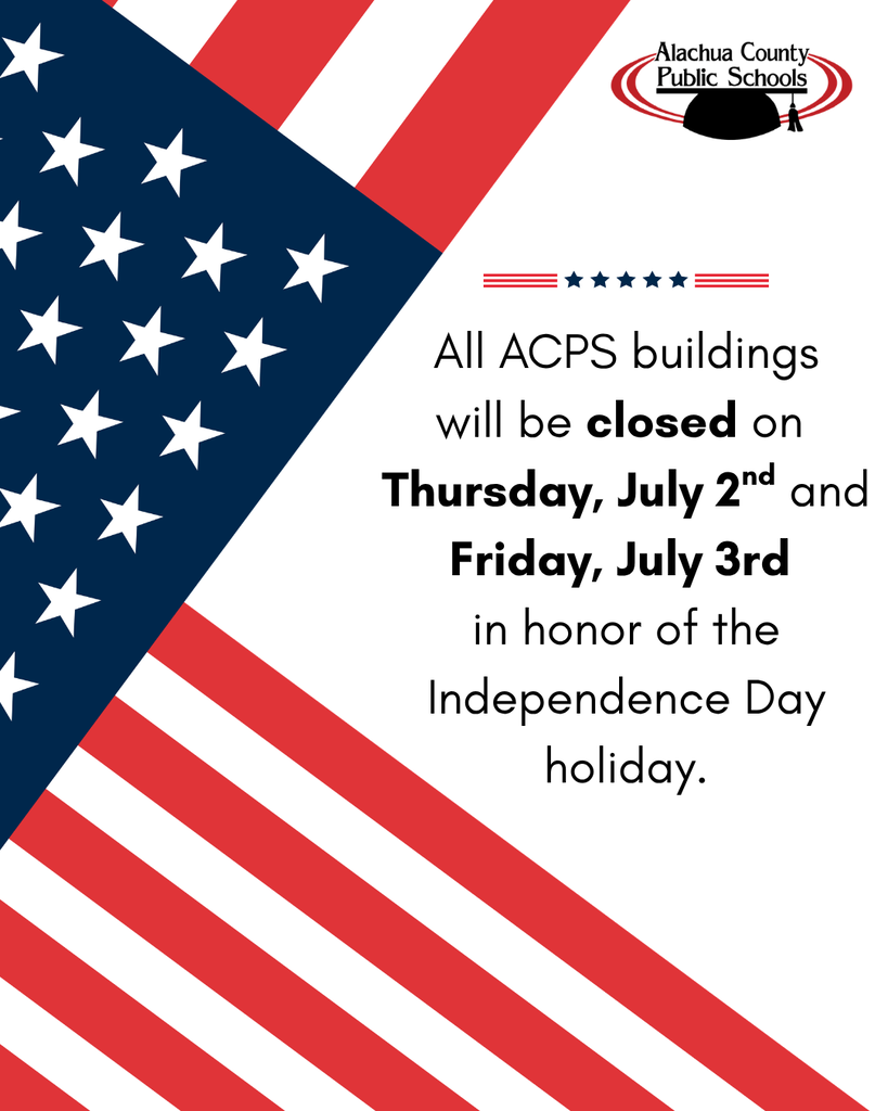 ACPS buildings closed on July 2 and July 3
