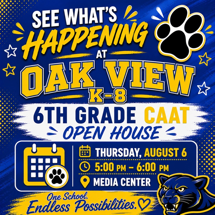6th Grade CAAT Open House 
