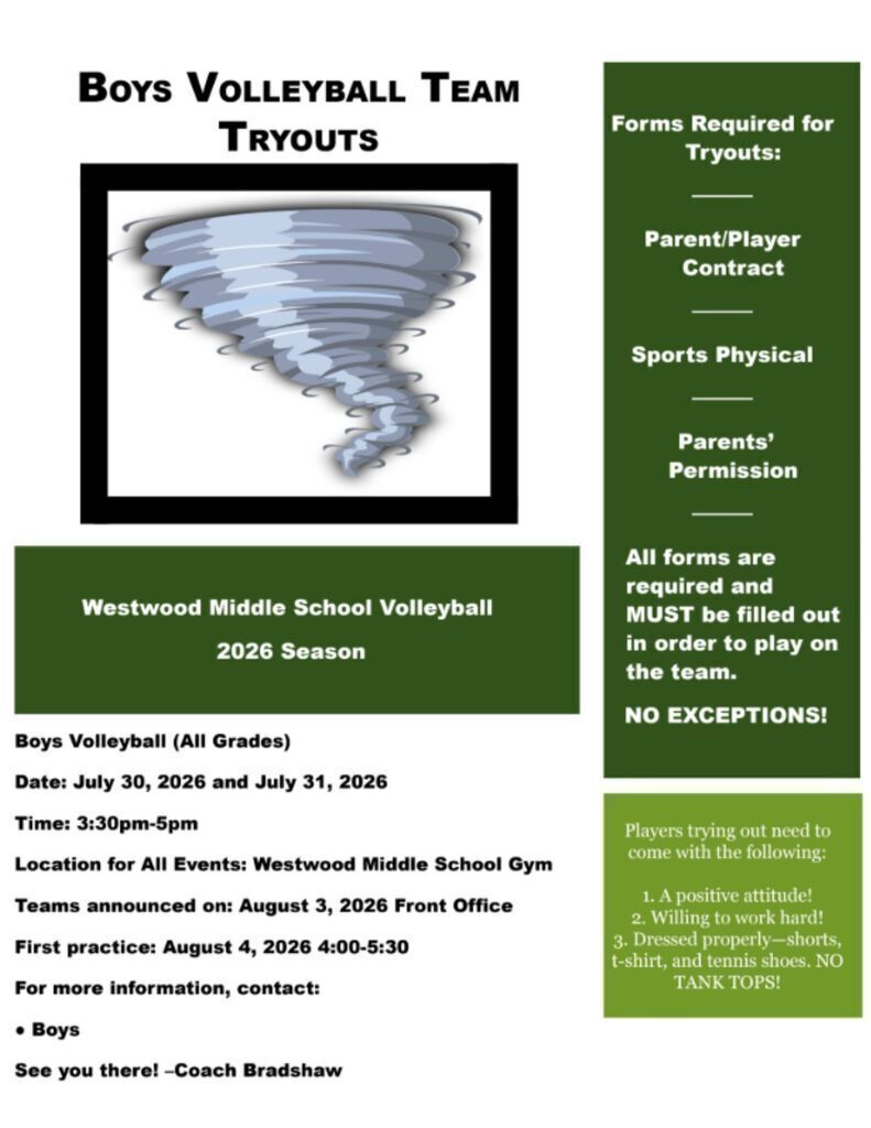 Boys Volleyball tryouts 