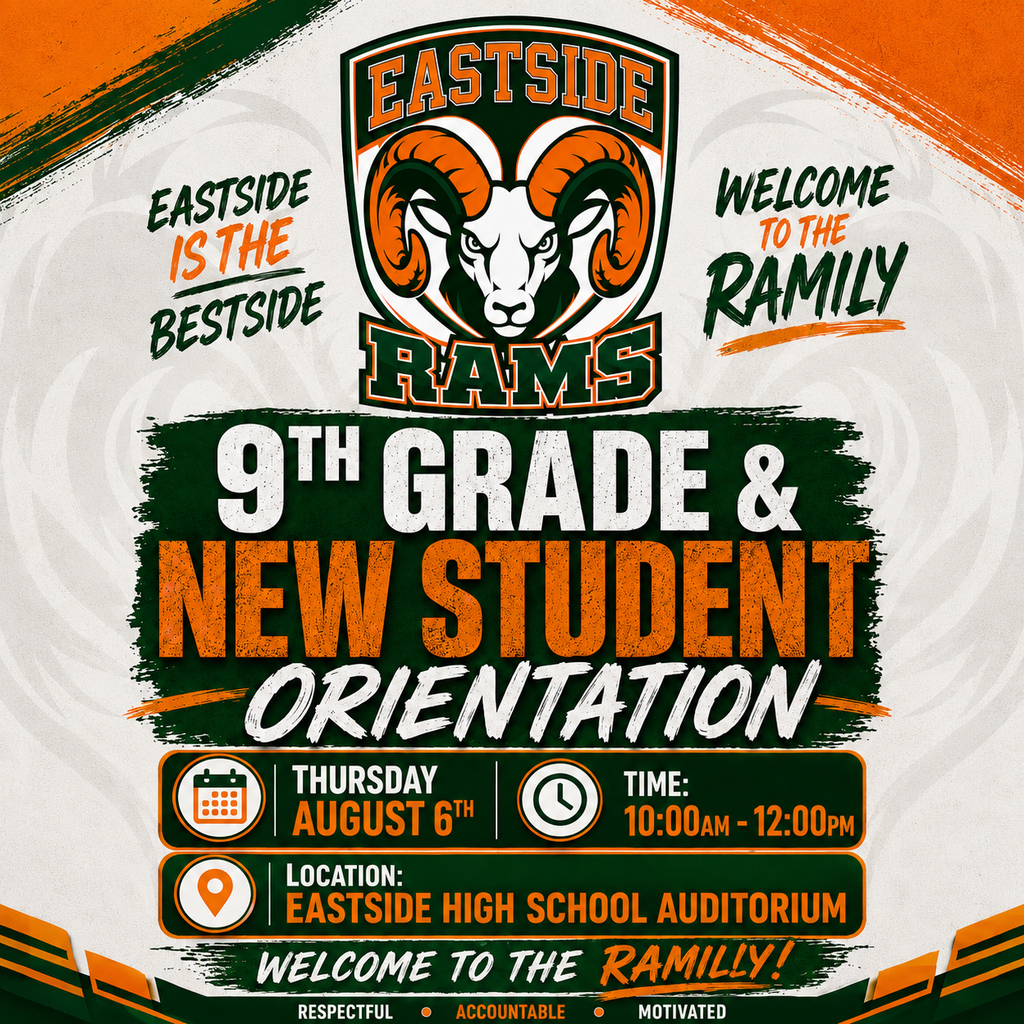 Eastside HS New Student Orientation 26-27
