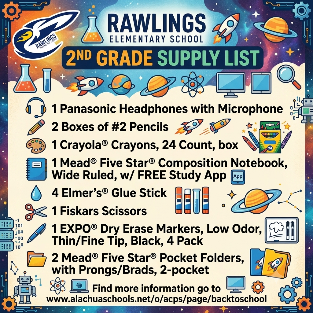 2nd Grade Supply List
