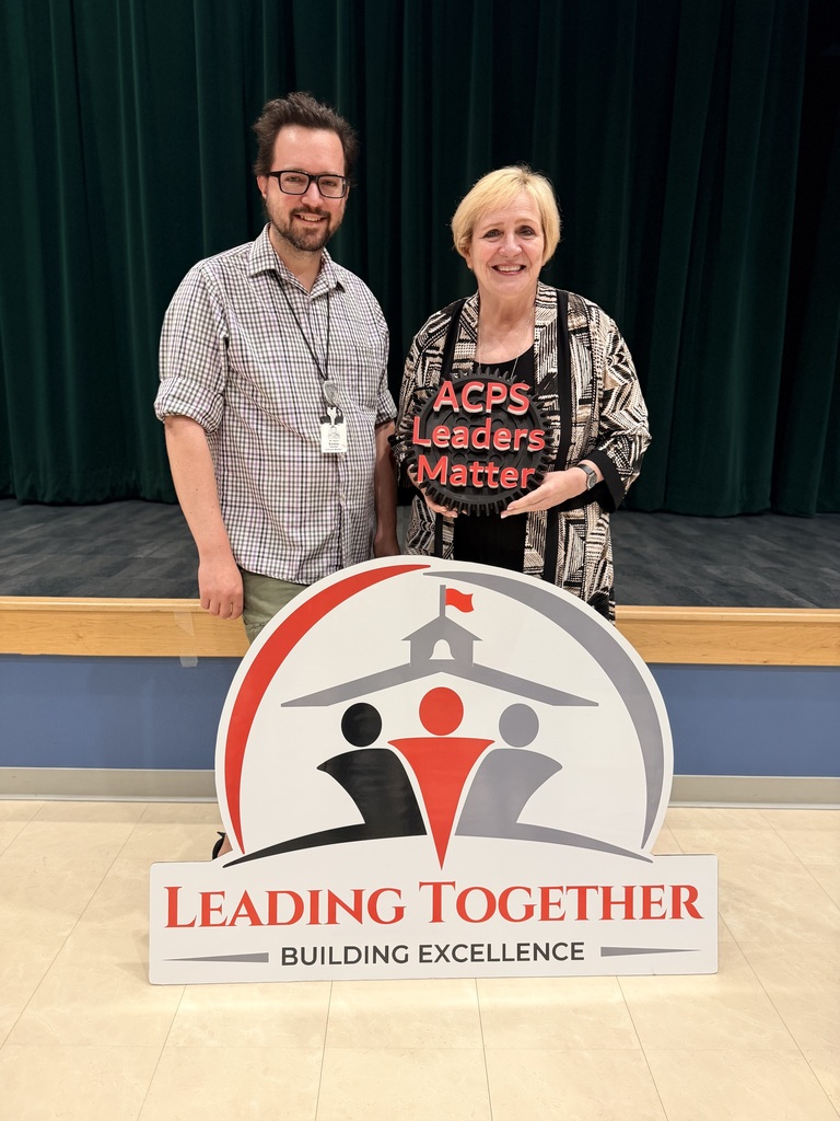 A proud Westwood moment! 💚 Our Engineering Department presented Superintendent Dr. Patton with a custom 3D-printed “ACPS Leaders Matter” plaque.