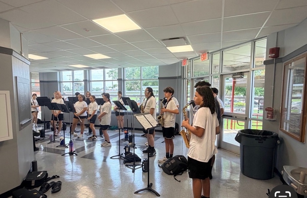 Band practicing