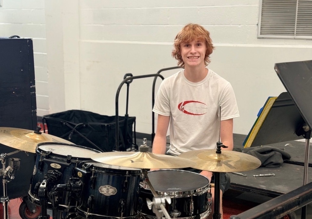 Drumming away