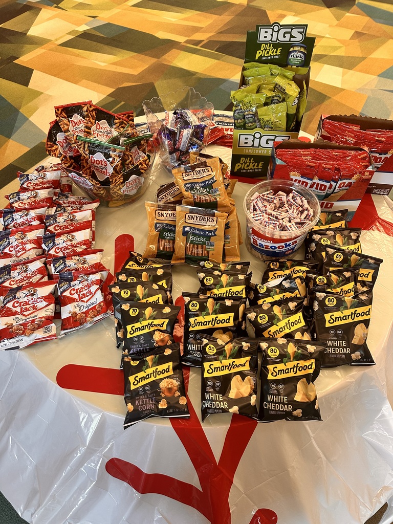 table with snacks
