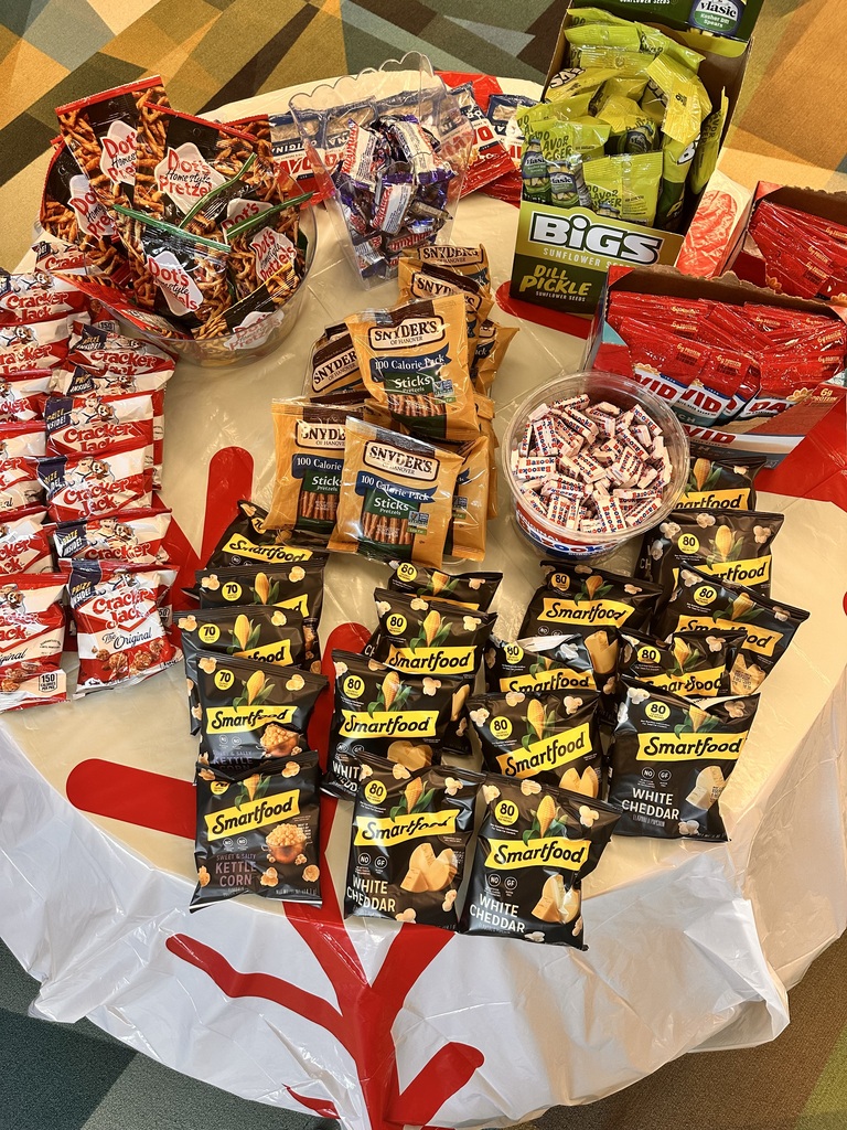table with snacks